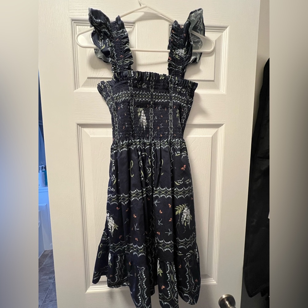 COPY - Hill House Elizabeth Nap Dress- Navy Floral Patchwork